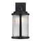 Westinghouse Fixture Wall Outdoor 60W Motion Snsr Armin, Textured Black Clear Ribbed Glass 6120600 - alternate 1
